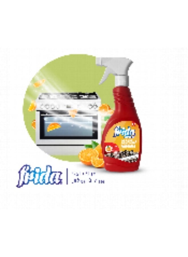 فريدا منظف أفران وبوتاجازات برائحة البرتقال – 550 جم - Image 2